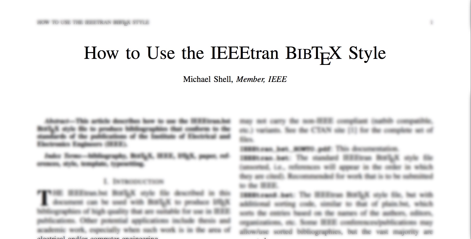 บันทึกการใช้คลาส IEEEtran บน LaTeX สำหรับ IEEE conference paper [2]